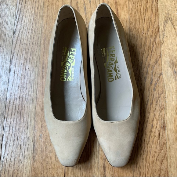 FERRAGAMO Suede Ballet Flats - Picture 5 of 11